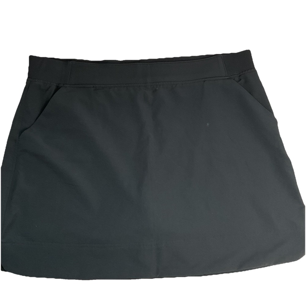 32 Degrees Cool Women's Black Skort Athletic Leisure Shorts Size XL Stretchy EUC